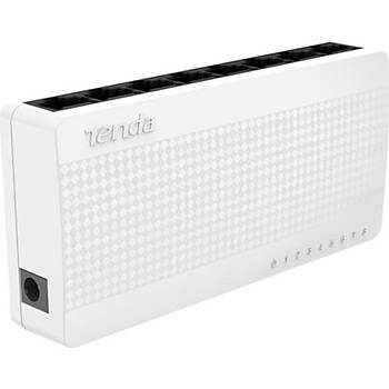 Tenda S108 8 Port 10/100 Masast Switch Beyaz