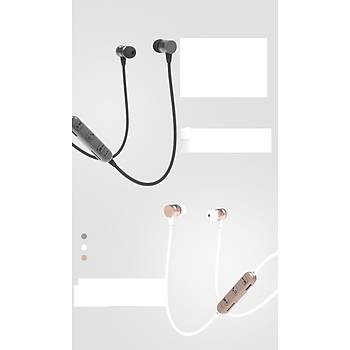 YK Design Bluetooth 5.0 Kablosuz Spor Kulaklk Mzik Yk-S1 Siyah