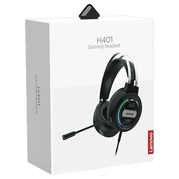 Lenovo H401 Surround Mikrofonlu Gaming Oyuncu Kulakl Ikl 