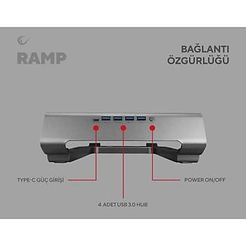 Rampage Ads-t6u Ramp Rgb Ikl 4*USB 3.0 Girili Notebook Stand