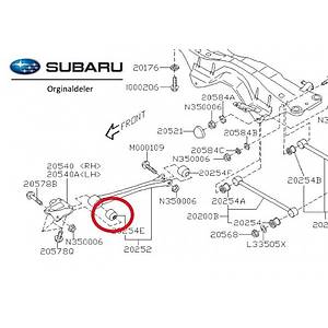 SUBARU FORESTER 2.0 98>02 ARKA DENGE KOL SALINCAK BURCU
