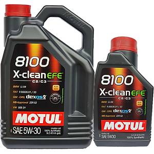 MOTUL 8100 X-CLEAN FE 5W/30 / 5 +1  6 LT