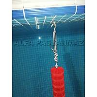 OL�MP�K HAVUZ KULVAR SEPERAT�RLER� MONTAJ EK�PMANLARI, AISI 316 HALKALI SAPLAMA, AISI 316 KAL�TE KANCA