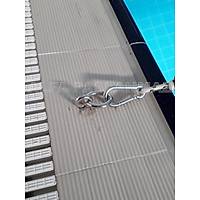 OL�MP�K HAVUZ KULVAR SEPERAT�RLER� MONTAJ EK�PMANLARI, AISI 316 HALKALI SAPLAMA, AISI 316 KAL�TE KANCA