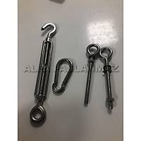 OL�MP�K HAVUZ KULVAR SEPERAT�RLER� MONTAJ EK�PMANLARI, AISI 316 HALKALI SAPLAMA, AISI 316 KAL�TE KANCA