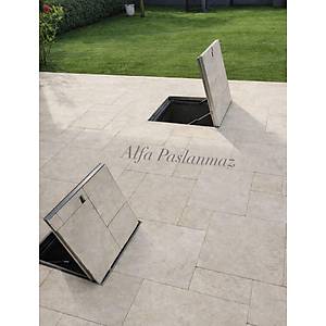 Paslanmaz �elik Havuz Makine Daire Kapa�� 500x500 mm