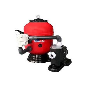 Atlaspool Kum Pompa Filtre Setleri Yandan Vanal� Plastik 500 mm Filtre 0,75HP Pompa Trifaze
