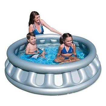BESTWAY 51080 Metalik Uzay Gemisi �ekilli Havuz (157 * 41 Cm)