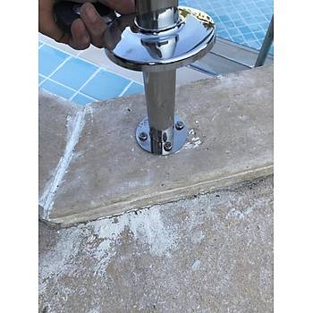 Y�zme havuzu beton merdiven ini� tutama�� 1524 mm AISI 304 KAL�TE