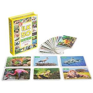 �lk 50 Hayvan, Flash Cards, Zeka Kartlar�, E�itici Kartlar Haf�za Kartlar�
