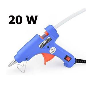 20 Watt, Silikon Tabancas�, Anahtarl�, S�cak Silikon Yap��t�r�c�, Mum Silikon