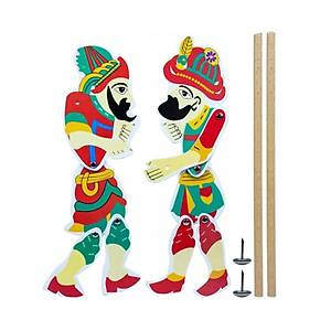 G�lge Oyun Seti, Hacivat Ve Karag�z, 26 Cm, Karag�z Hac�vat Kukla Oyunu, 1 Paket Oyun Seti