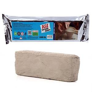 1000 Gr, Kil Hamuru, Beyaz Renk, Modelleme �amuru, Seramik, Do�al Kil, Hava ile Kurur