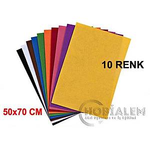 10 Renk, Ke�e, 50x70 Cm, B�y�k Okul, El ��i, Hobi Ke�esi, S�sleme, Kuma� Ke�e