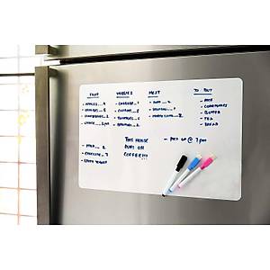 Manyetik Beyaz Yaz� Tahtas�, 25x35 cm, M�knat�sl�, Silinebilir Yaz� Panosu + 2 Kalem