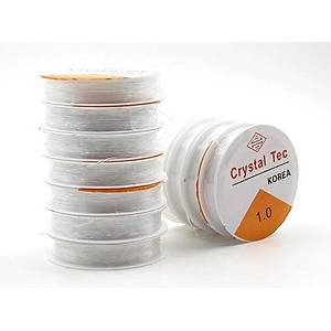 10 Adet, Misina, �effaf, 1 Mm, Esnek, Silikon Misine, El ��i Tak�, Aksesuar Misinas�