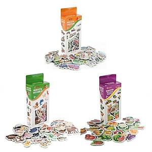 Manyetik 3 l� Set, Hayvanlar, Meyveler, Ta��tlar, E�itici Magnet