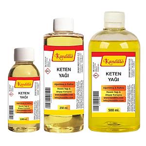 A�art�lm�� Keten Ya��, 100-250-500 Ml, Resim Ya��, Ah�ap Koruyucu, Linseed Oil
