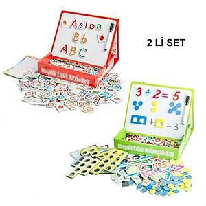 Manyetik, Tablet Alfabe ve Tablet Matematik, 2 Li Magnet Seti, E�itici ve ��retici