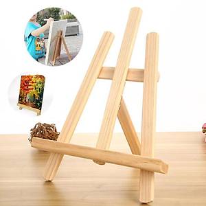 Masa�st� ��vale, Ah�ap K���k ��vale, 28x38 Cm, Resim Sergi Stand�, Ressam Sehpas�