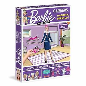 Barbie Kariyer Manyetik K�yafet Giydirme, Meslekler Magnet Kost�mler, E�itici Puzzle