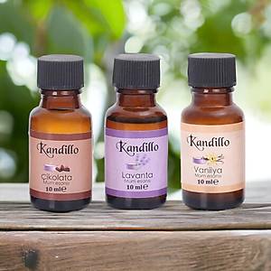 Pop�ler Mum Esans�, 3 l� Set, (�ikolata, Lavanta, Vanilya) Jel Mum Kokusu, Buhurdanl�k