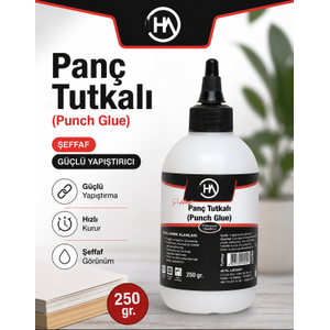 Pan� Tutkal� 250 Gr �effaf Punch Tutkal G��l� Yap��t�r�c� Hobi ve Punch Nak���
