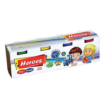 Heroes, 4 Renk, Oyun Hamuru, Byk Oyun Hamuru, Kaliteli, Eitici, El-Gz Koordinasyonu 