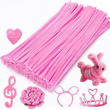 nil, Tyl Tel, Ak Pembe, Eitici nil Seti, 30 Cm, Renkli Tel, 25 Adet, Pelu ubuklar