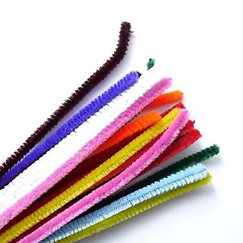 50 Adet, nil, Tyl Tel, Eitici nil Seti, 30 Cm, Renkli Tel, Pelu ubuklar,  Eitimi