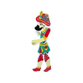 Glge Oyun Seti, Hacivat Ve Karagz, 26 Cm, Karagz Hacvat Kukla Oyunu, 1 Paket Oyun Seti