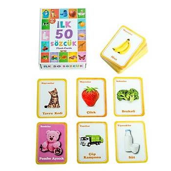 Zeka Kartlar, 3 l Set, lk 50 Szck, lk Zeka, lk 50 Hayvan, Eitici Hafza Kartlar