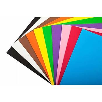 10 Renk, Eva, A4 Boyutunda, Hobi, Okul, El İşi İçin Eva, Süsleme ve Etkinlik Malzemesi