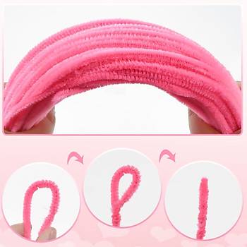 nil, Tyl Tel, Fuya Rengi, Eitici nil Seti, 30 Cm, Renkli Tel, 25 Adet, Pelu ubuklar