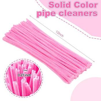 nil, Tyl Tel, Ak Pembe, Eitici nil Seti, 30 Cm, Renkli Tel, 25 Adet, Pelu ubuklar