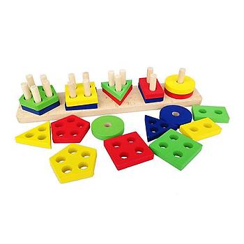 Woodoy, Ahap Bultak, Geometrik ekiller Oyunu, Beli Ahap ekil Bulmaca, Eitici Oyuncak