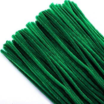 ��nil, T�yl� Tel, Koyu Ye�il Renk, E�itici ��nil Seti, 30 Cm, Renkli Tel, 25 Adet, Pelu� �ubuklar