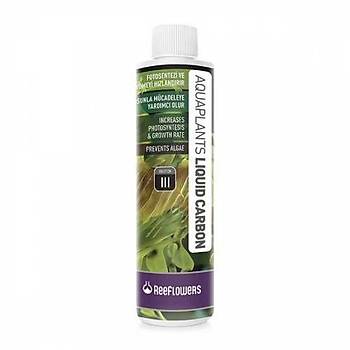 ReeFlowers AquaPlants Liquid Carbon III 85 ml. Skt:12/2025 Akvaryum Bitki Sv Gbre Fotosentezi hzlandrr