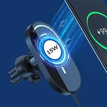 NetX 15w Mknatsl Taklabilen Hzl arj Tm Cihaz Ve Aralara Uyumlu Ara i arj Cihaz