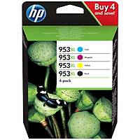 HP 953XL 3HZ52AE Sar Krmz Mavi Siyah Orjinal Kartu Seti - 7720-8740