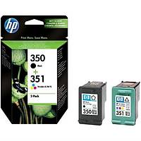 HP 350 - 351 SD412EE Siyah ve Renkli İkili Paket Orjinal Kartuş