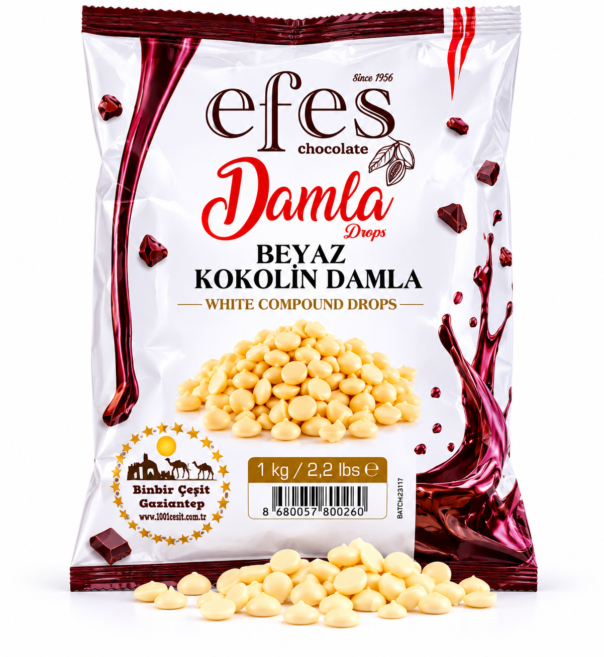 Efes Fildişi Damla Çikolata 1 Kg lık Paket