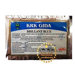 Krk Mavi G�da Boyas� 9 Gr l�k Paket Toz Halinde