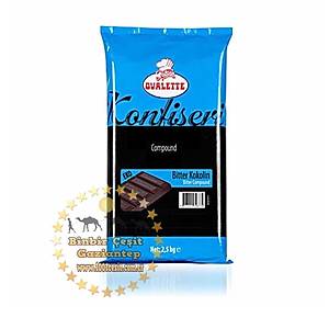 Ovalette Konfiseri Bitter �ikolata Mavi Paket 2,5 Kg