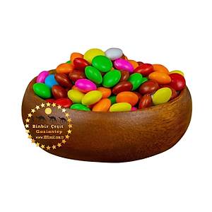 Renkli Dojobon Draje �ikolatal� Yuvarlak 1 Kg l�k Paket