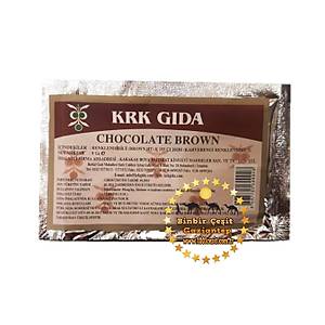 Krk Kahverengi G�da Boyas� 9 Gr l�k Paket Toz Halinde