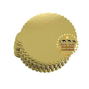 Gold Pasta Alt� Kartonu 22 Cm Tekli