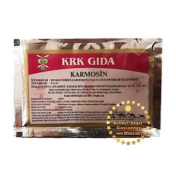 Krk Pembe Gda Boyas 9 Gr lk Paket Toz Halinde