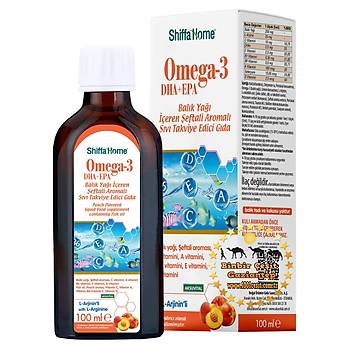 Aksuvital Omega-3 EPA+DHA Balk Ya eftali Aromal 100 ml