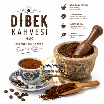 �ekero�lu Minnettar Dibek Kahvesi 1000 Gr - Yumu�ak ��imli Geleneksel Dibek Kahvesi